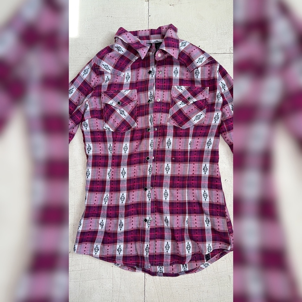 WRANGLER RETRO flannel PINK 💕